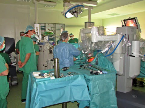intervenție de urologie robotică
