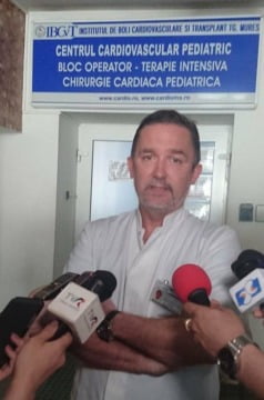 prof. dr. Horațiu Suciu, șeful Clinicii de Chirurgie Cardiovasculară