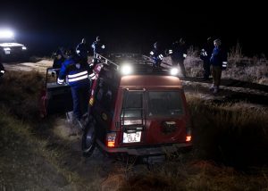 Recuperarea unui autovehicul dintr-o râpă