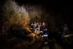 Gravidă cu iminență de naştere, salvată