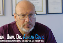 Prof. Univ. Dr. Adrian Covic: România este în elita mondială privind transplantul renal Prof. Univ. Dr. Adrian Covic